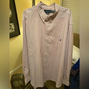 RALPH LAUREN BUTTON DOWN LONG SLEEVE 3 XLT SHIRT